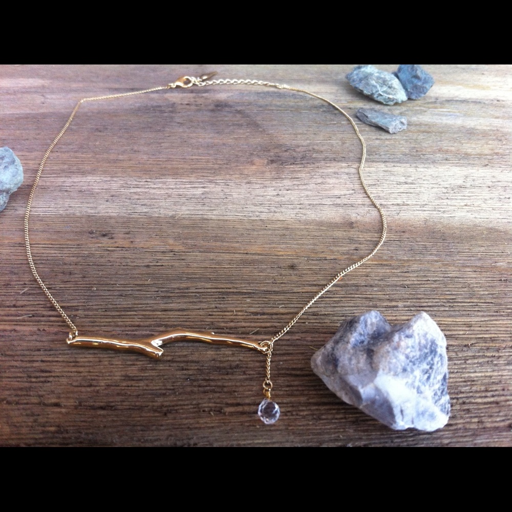 C&i tree branch necklace